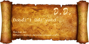 Dobál Dévald névjegykártya